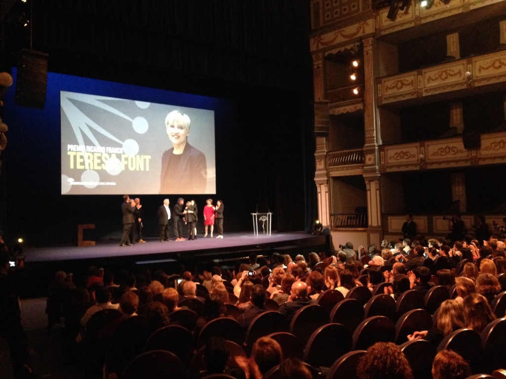 Premio Ricardo Franco a Teresa Font