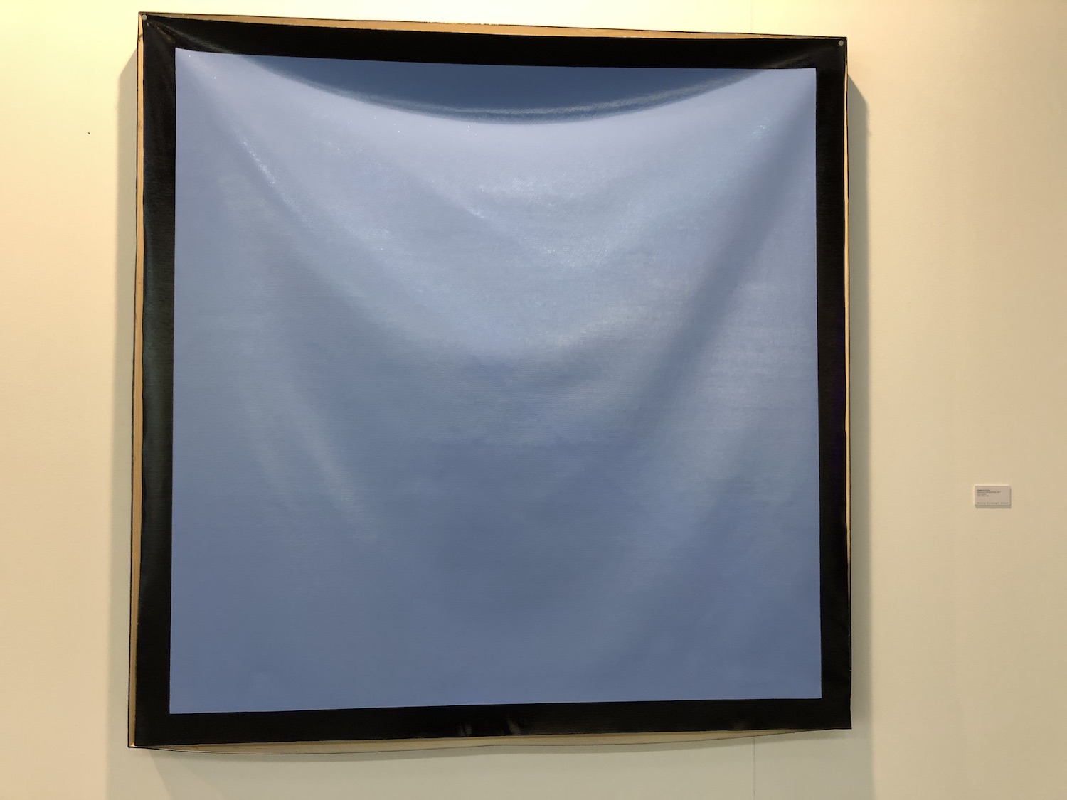Background (Blue/Dark/Blue/ - Angela de la Cruz