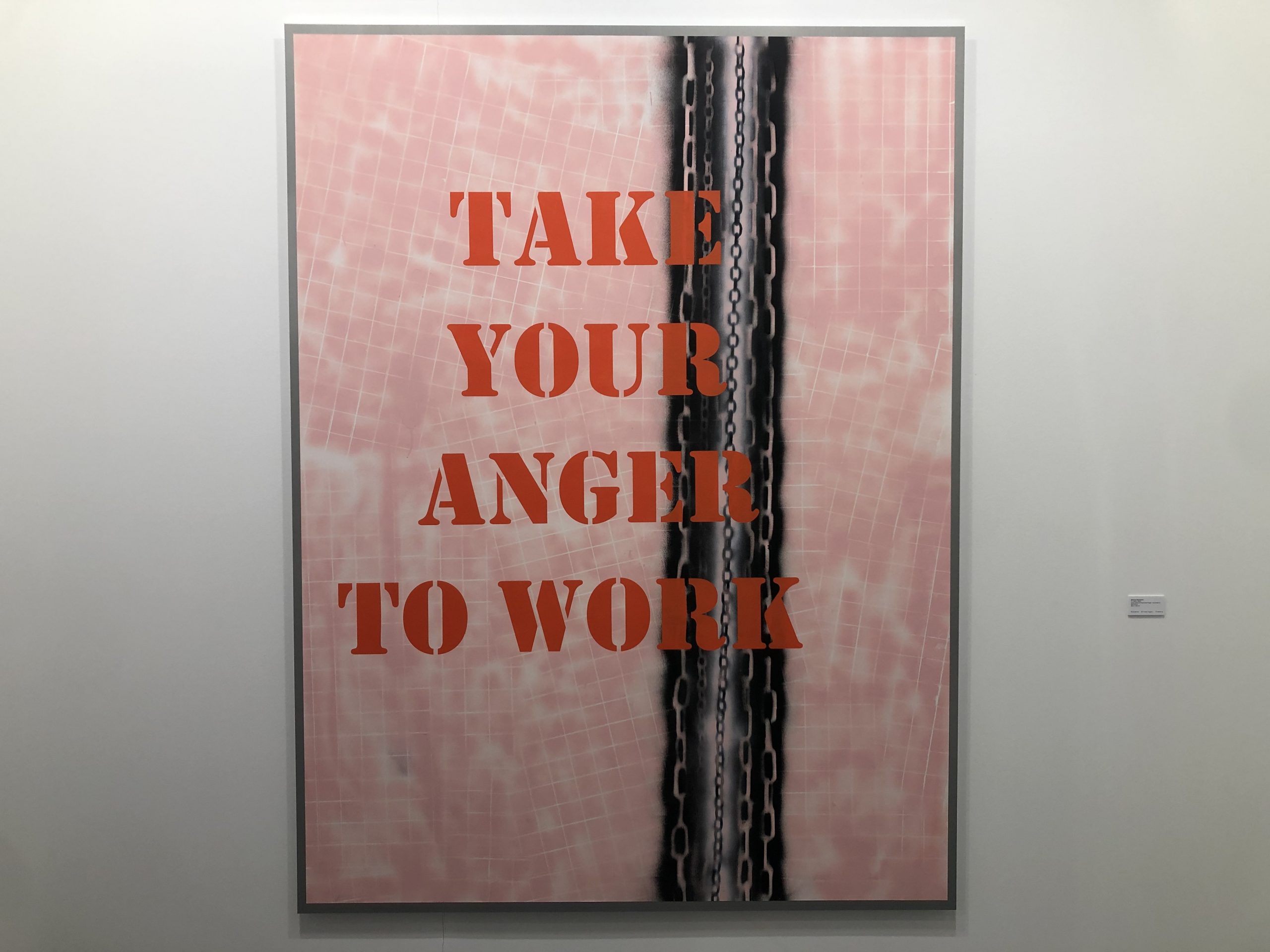 To work. Monica Bonvicini.